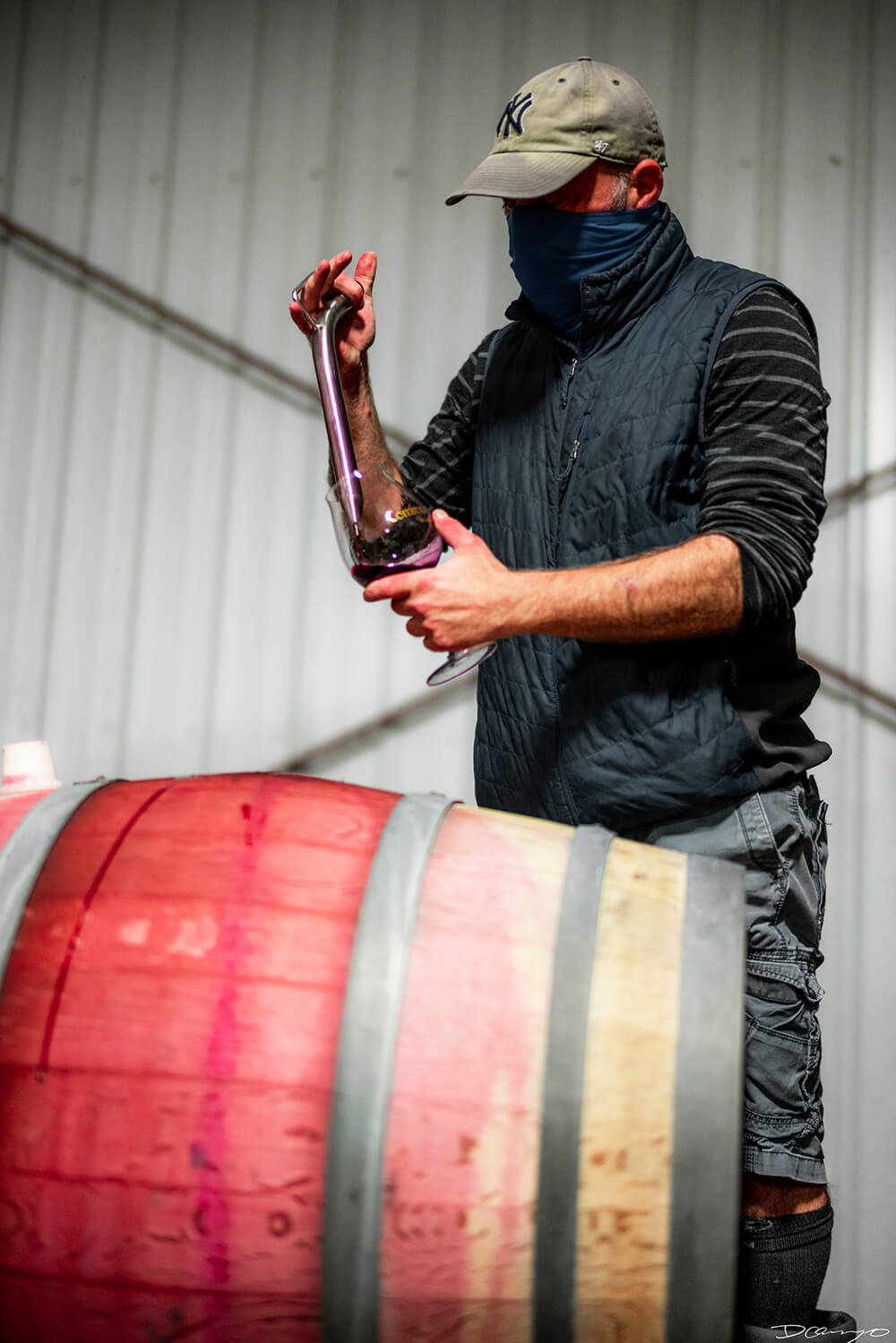 Photos with Communique Wines in McMinville, Oregon, in the Fall of 2020.